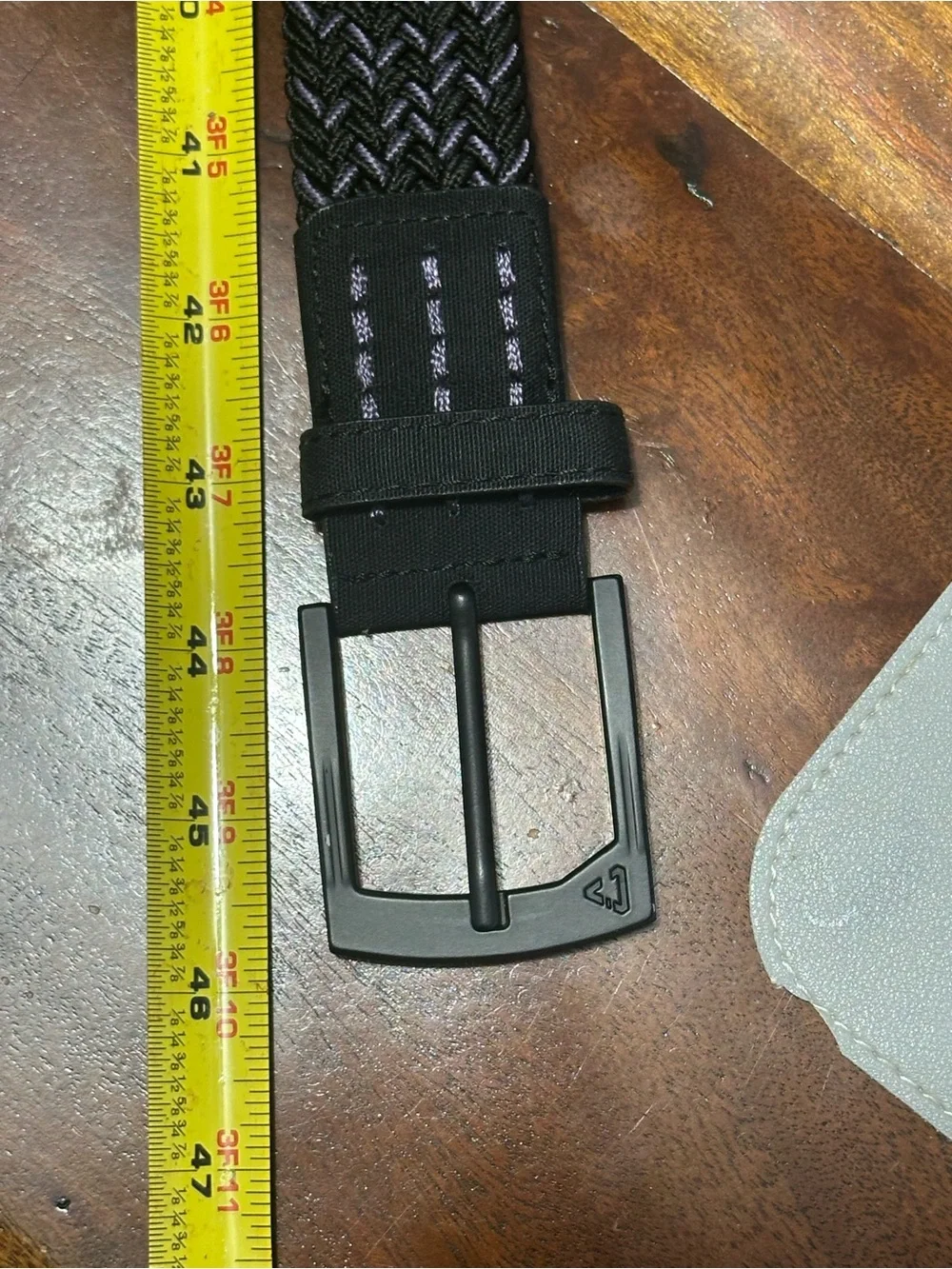 Travis Mathew (Cuater) Black Woven Stretch Golf Belt